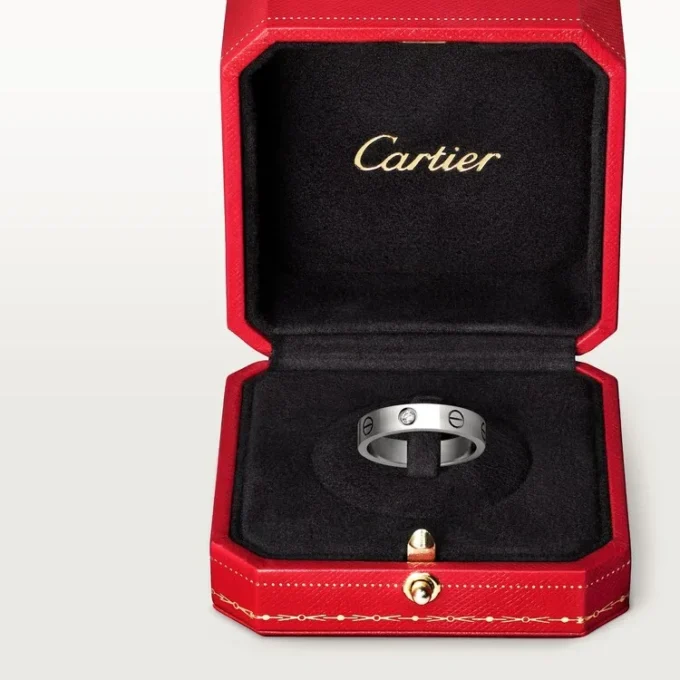 Alianza Love, 1 diamante – Oro blanco, Diamante – Cartier