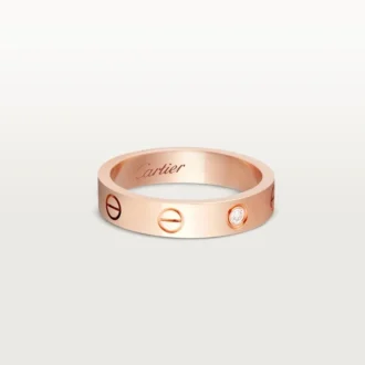 Alianza Love, 1 diamante – Oro rosa, Diamante – Cartier