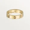 Alianza Love, 8 diamantes – Oro amarillo, Diamantes – Cartier
