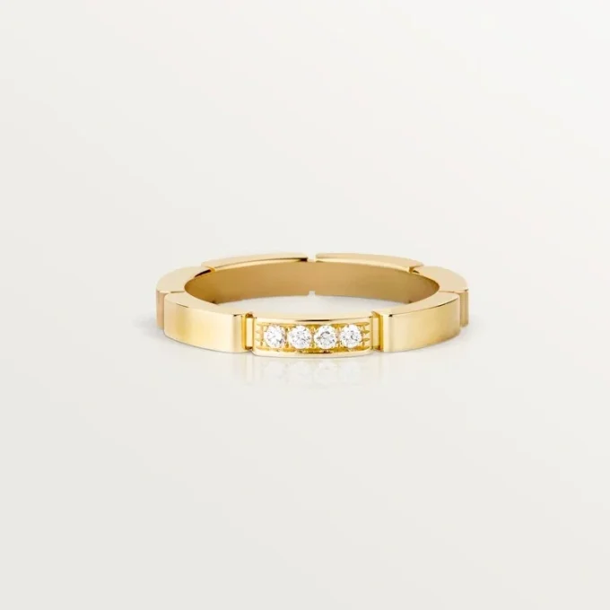 Alianza Maillon Panthere – Oro amarillo, diamantes – Cartier