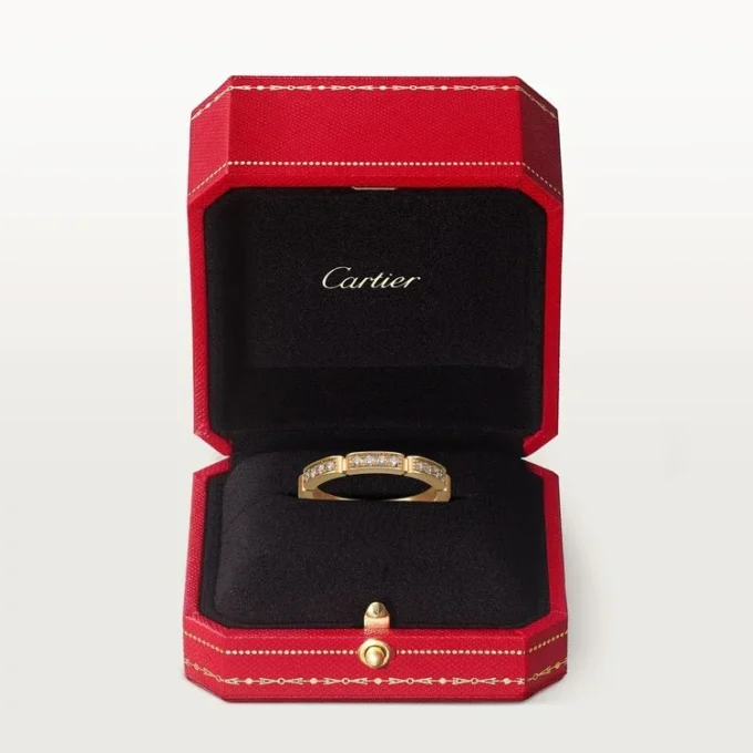Alianza Maillon Panthere – Oro amarillo, diamantes – Cartier