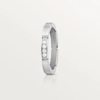 Alianza Maillon Panthere – Oro blanco, diamantes – Cartier