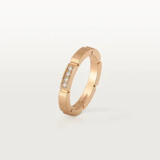 Alianza Maillon Panthere – Oro rosa, diamantes – Cartier