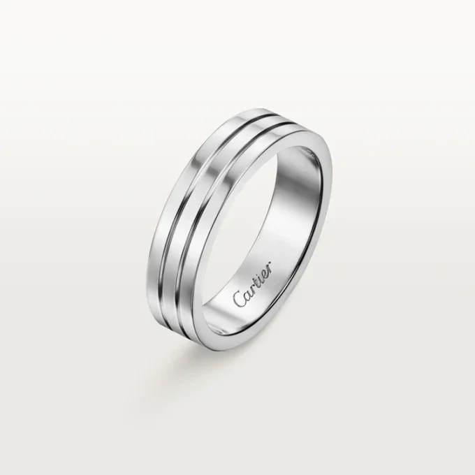Alianza Trinity – Oro blanco – Cartier