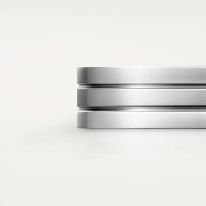 Alianza Trinity – Oro blanco – Cartier