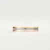 Alianza Trinity – Oro blanco, oro amarillo, oro rosa, diamantes – Cartier