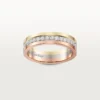 Alianza Vendome Louis Cartier, 4,8 mm de ancho, pavé