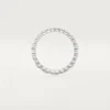 Anillo Broderie De Cartier, triple fila, diamantes