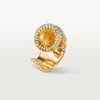Anillo Cartier Libre Polymorph, calcedonia, diamantes