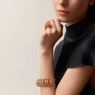 Anillo Cartier Libre Polymorph, calcedonia, diamantes