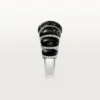 Anillo Cartier Libre Tressage, metacuarcita, diamantes