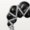 Anillo Cartier Libre Tressage, metacuarcita, diamantes