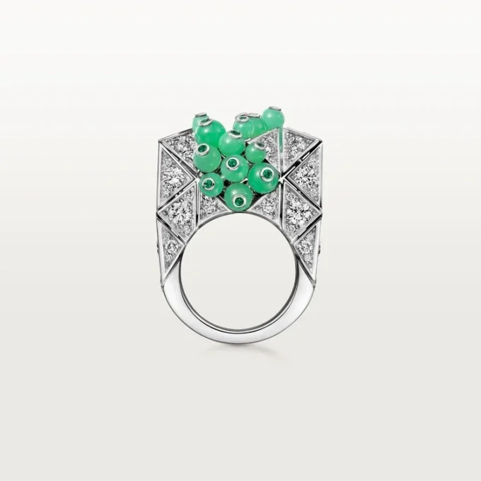 Anillo Cartier Libre Tuttitutti, crisoprasa