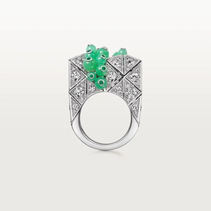 Anillo Cartier Libre Tuttitutti, crisoprasa