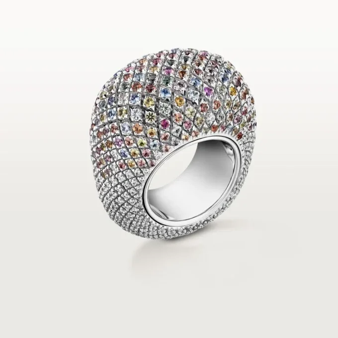 Anillo Cartier Libre Tuttitutti, zafiros Umba, diamantes