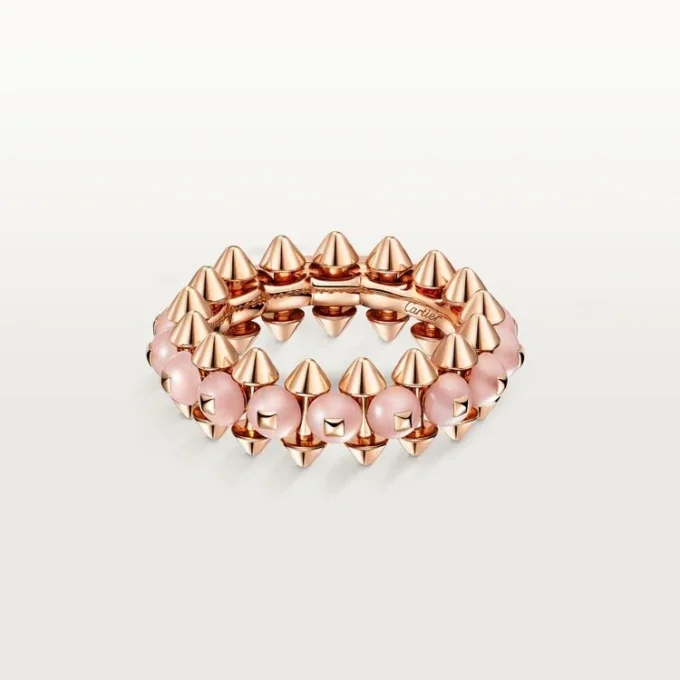 Anillo Clash De Cartier, calcedonia rosa