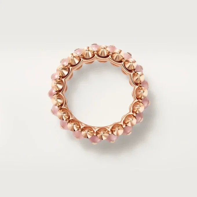 Anillo Clash De Cartier, calcedonia rosa