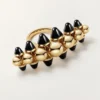 Anillo Clash de Cartier, modelo extragrande, ónix