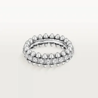 Anillo Clash de Cartier, modelo pequeño, pavé