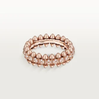 Anillo Clash de Cartier, modelo pequeño, pavé