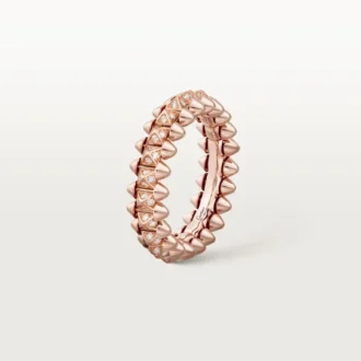 Anillo Clash de Cartier, modelo pequeño, pavé