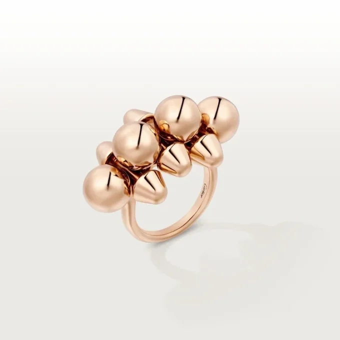 Anillo Clash de Cartier, modelo XL – Oro rosa – Cartier