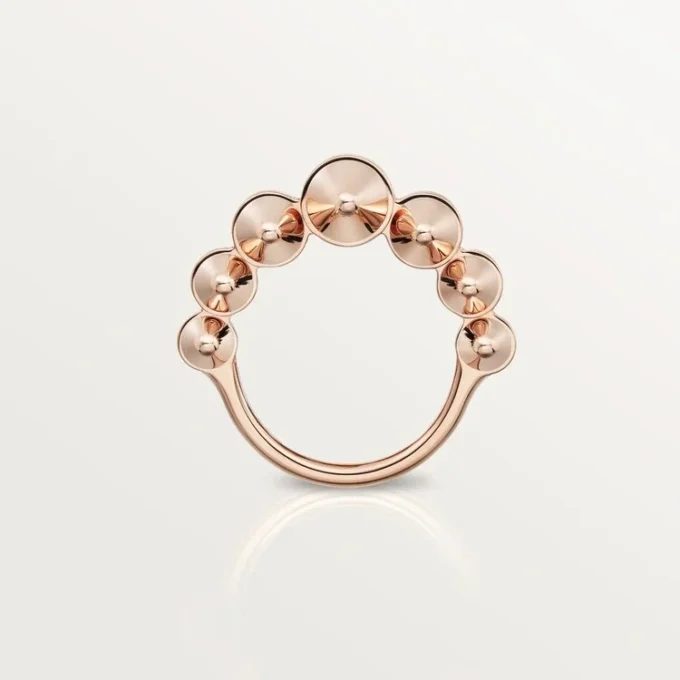 Anillo Clash de Cartier, ónix, modelo extragrande, diamantes