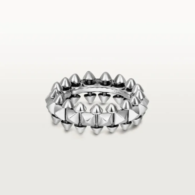 Anillo Clash De Cartier – Oro blanco, modelo mediano | Cartier EE. UU.