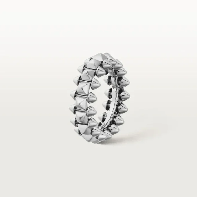 Anillo Clash De Cartier – Oro blanco, modelo mediano | Cartier EE. UU.