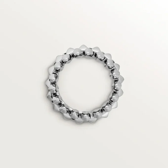 Anillo Clash De Cartier – Oro blanco, modelo mediano | Cartier EE. UU.