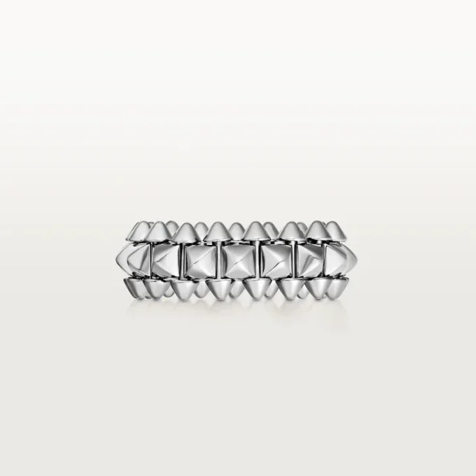 Anillo Clash De Cartier – Oro blanco, modelo mediano | Cartier EE. UU.