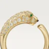 Anillo de diamantes Panthere de Cartier, oro amarillo | Cartier EE. UU.