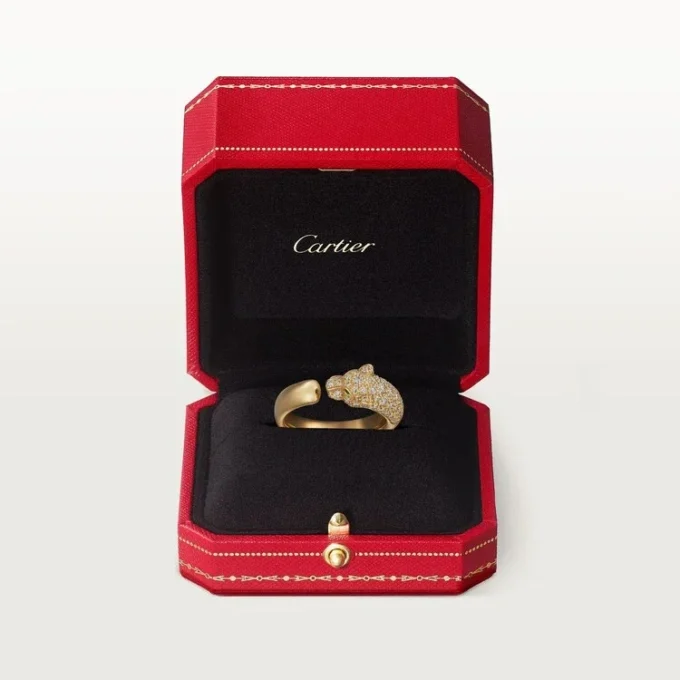 Anillo de diamantes Panthere de Cartier, oro amarillo | Cartier EE. UU.