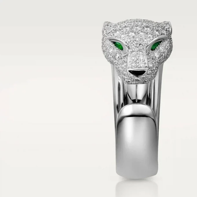 Anillo de diamantes Panthere de Cartier, oro blanco | Cartier EE. UU.