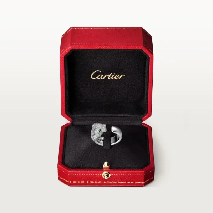 Anillo de diamantes Panthere de Cartier, oro blanco | Cartier EE. UU.