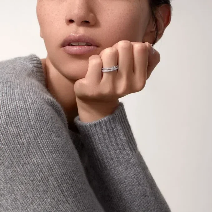 Anillo Etincelle de Cartier – Oro blanco, diamantes – Cartier