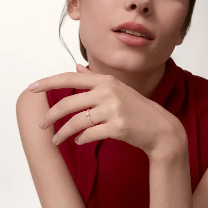 Anillo Etincelle de Cartier – Oro rosa, diamantes – Cartier