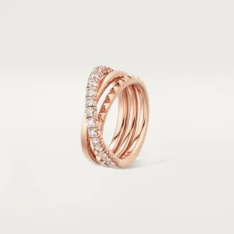 Anillo Etincelle De Cartier – Oro rosa, diamantes – Cartier