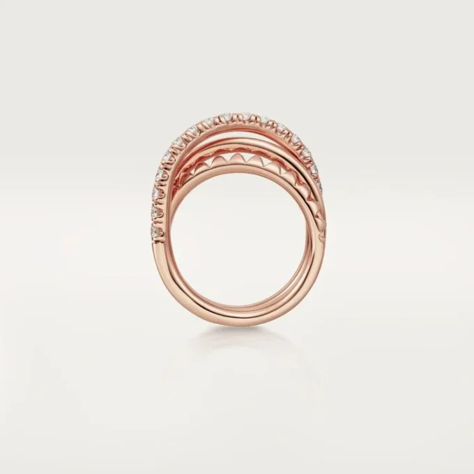 Anillo Etincelle De Cartier – Oro rosa, diamantes – Cartier