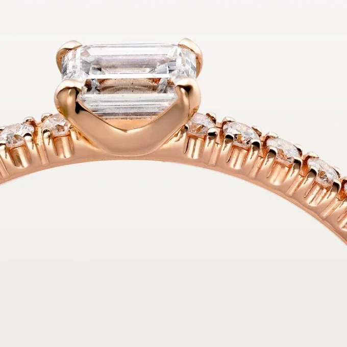Anillo Etincelle de Cartier – Oro rosa, diamantes – Cartier