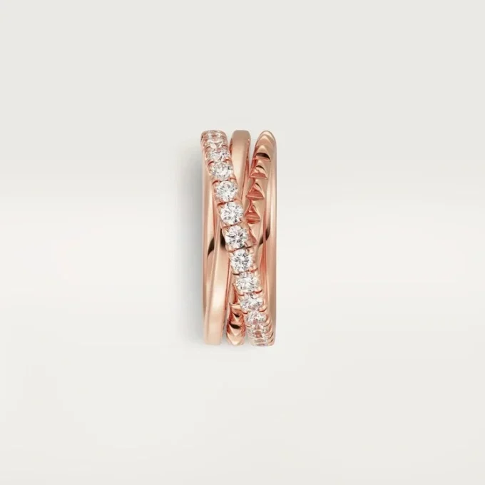 Anillo Etincelle De Cartier – Oro rosa, diamantes – Cartier