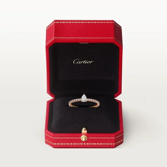 Anillo Etincelle de Cartier – Oro rosa, diamantes – Cartier