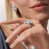 Anillo Faune Et Flore De Cartier, pavé