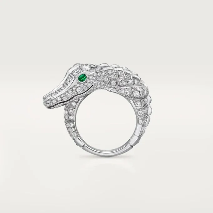 Anillo Faune Et Flore De Cartier, pavé