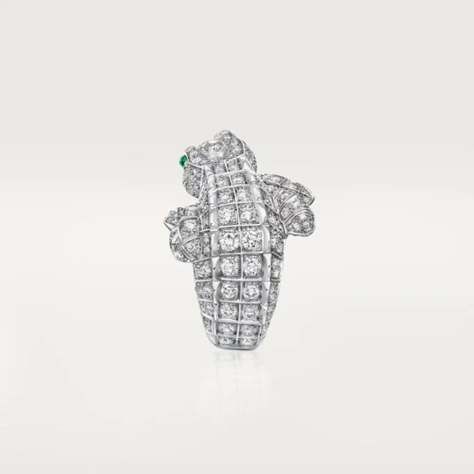 Anillo Faune Et Flore De Cartier, pavé