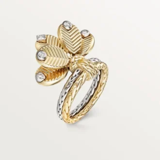 Anillo Grain De Café, diamantes