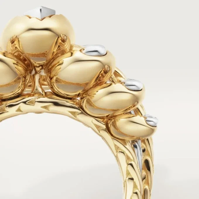 Anillo Grain De Café, diamantes