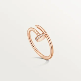 Anillo Juste Un Clou, modelo pequeño, diamantes