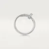 Anillo Juste Un Clou, modelo pequeño, diamantes