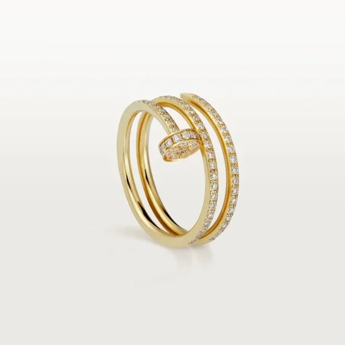 Anillo Juste Un Clou – Oro amarillo, diamantes – Cartier
